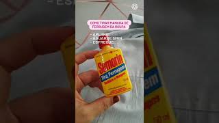 Dica Para Tirar Ferrugem Da Roupa