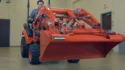 Removing The Loader: Kubota BX Series Tractor