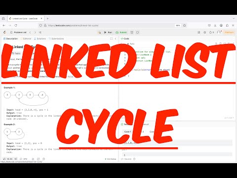 leetcode 141: Linked list cycle.