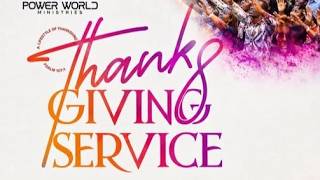Thanksgiving Second Service || Sunday 2nd. August. 2026 with Rev Dr Uche Ume