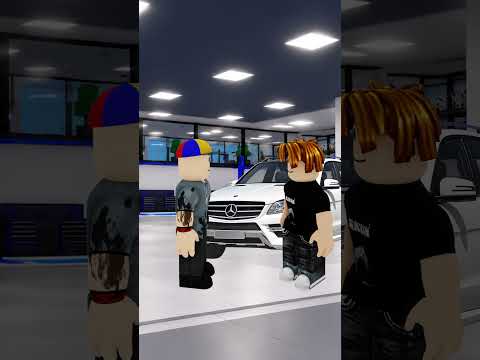Snake under the hood of a car in Roblox