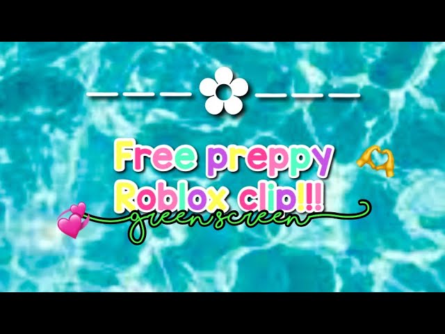 🟡🤩Roblox girl avatar preppy greenscreen🤩 🟡