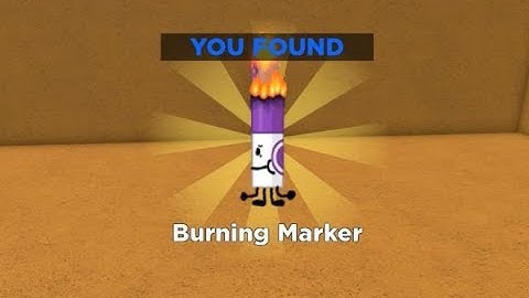How to get BURNING marker in FIND THE MARKERS Roblox [ Updated 2025 ]