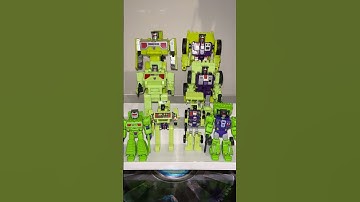 Transformers Studio series 86 Combiner wars G1 & Blokees constructicons! #devastator #transformersg1