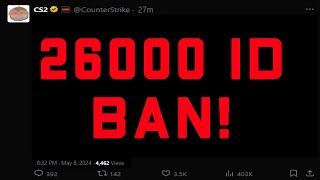 26000 ID ban in Last 10 Days! Huge Vac Wave in CS2