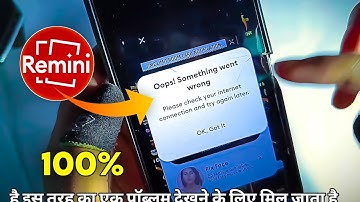 Please Check Your Internet Connection And Try Again | Remini Please Check Your Internet Connection