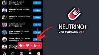 Gain Instagram Followers Using Neutrino+ || 100% Working With Proof screenshot 5