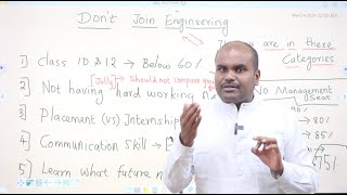 ❌யாரெல்லாம் ENGINEERING படிக்கக்கூடாது?❌ | 8 Points That Changes Your Life Goal | Think before Join