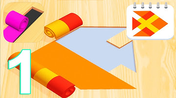 Color Roll 3D Gameplay Walkthrough Part 1 Level 1-39 (IOS/Android)