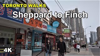 This walk in north york along yonge street toronto starts off at
sheppard avenue and heads up the west side to finch avenue. i then
turn...