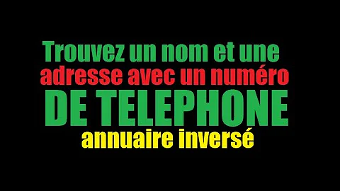 Comment trouver une adresse avec un numéro de téléphone en Belgique ?