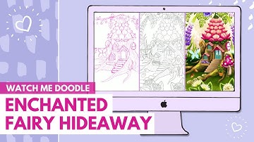 TIMELAPSE: Watch me draw and colour the 