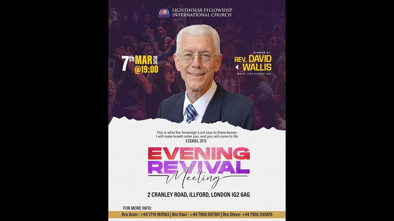 Revival Meeting by REV. DAVID WALLIS  (07/03/2026)
