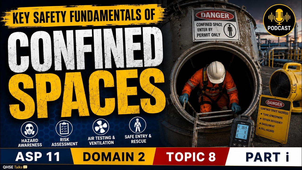 ASP 11 Domain 2 Topic 8 (I) | Confined Spaces Explained | OSHA Permit-Required Confined Spaces