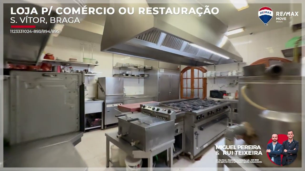 Loja para Comércio ou Restauração à Venda em S. Vitor, Braga