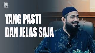 YANG PASTI DAN JELAS SAJA⁉️| USTADZ SUBHAN BAWAZIER
