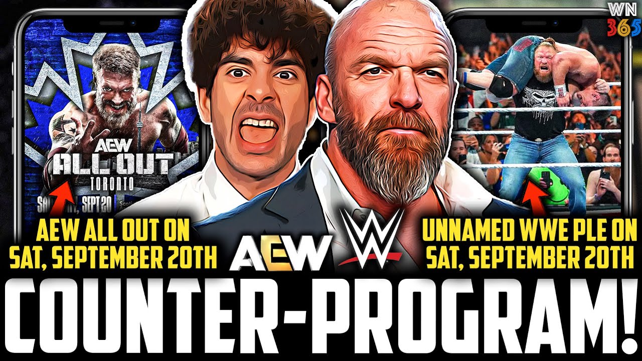 WWE COUNTER-PROGRAMMING AEW All Out PPV With Brock Lesnar vs John Cena PLE!