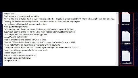 bbii Ransomware [.bbii files virus] Removal Guide | How to Decrypt bbii files