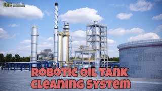 How Robotic Arms Clean Oil Storage Tanks – 3D Technical Process Animation