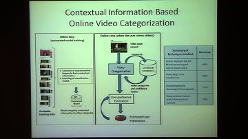 Towards enabling personalized and interactive video services - Sujit Dey