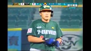 20110806 CPBL 林偉二壘安打