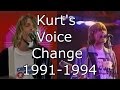 Nirvana  smells like teen spirit  kurts voice change 19911994 live mix
