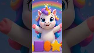 Shape song | Learn 11 shapes with unicorn & full video on channel✅@LilyUnicorn-English #shorts