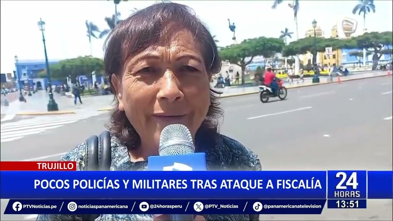 Denuncian poca presencia de policías y militares en la ciudad de Trujillo