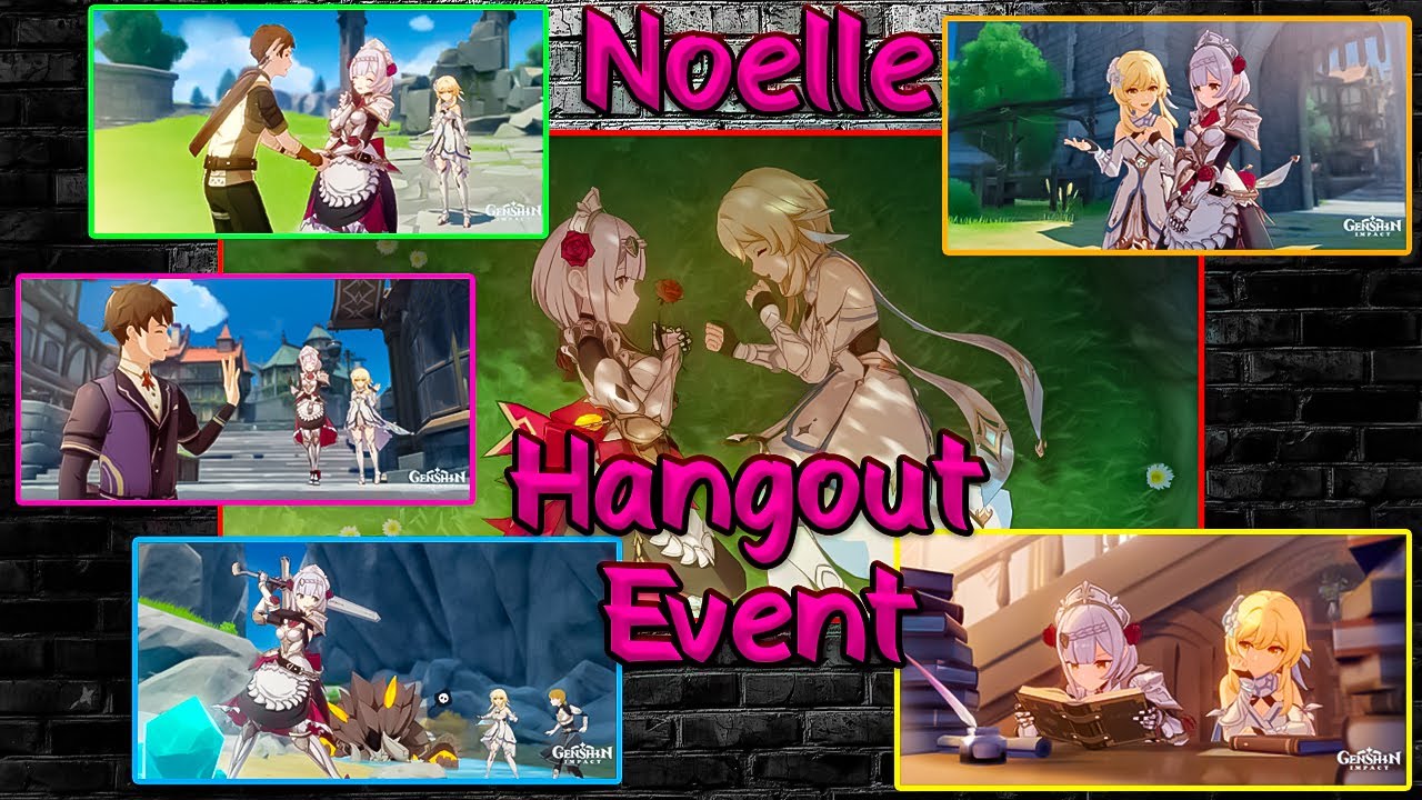 Noelle Hangout Event All 6 Endings - Genshin Impact