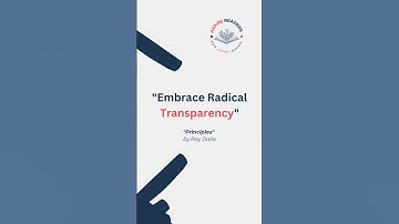 Radical transparency fosters trust