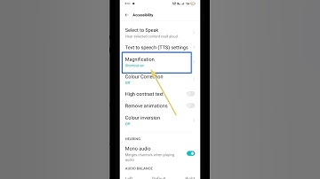 🔎screen zoom on/off kaise kare | triple tap screen zoom problem