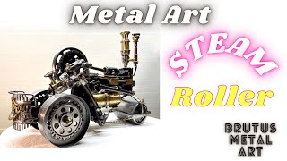 How to make this Metal Art Steam Roller with really moving parts!