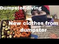 DUMPSTER DIVING/ NO NEED TO BUY CLOTHES WE GOT SOME FROM DUMPSTER