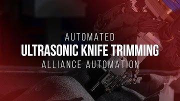 Robotic Ultrasonic Knife Trimming (Waterjet Alternative) - NEW Technology with Yaskawa Motoman