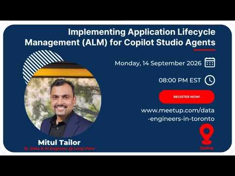 Implementing Application Lifecycle Management (ALM) for Copilot Studio Agents session thumbnail