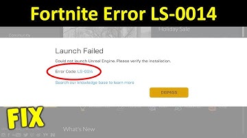 How to Fix Fortnite Error LS-0014