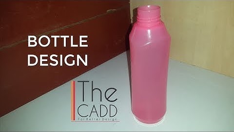 WATER BOTTLE DESIGN | SOLIDWORKS TUTORIALS | THE CADD | SANDY DAHME