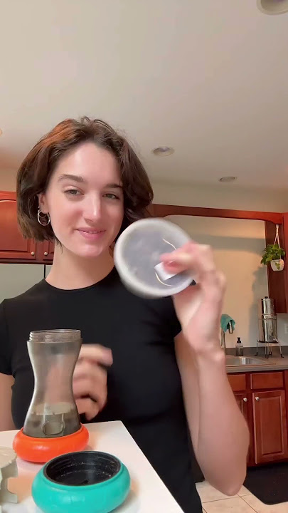 My personal fav is the orange/blue treat dispenser