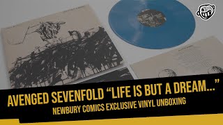 Avenged Sevenfold 'Life is But a Dream...' Newbury Comics Exclusive Colored Vinyl Unboxing!