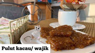 How to make steamed glutinous rice with palm sugar | Pulut kacau | wajik