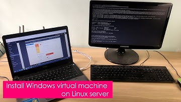 How to create a Windows virtual machine on Ubuntu
