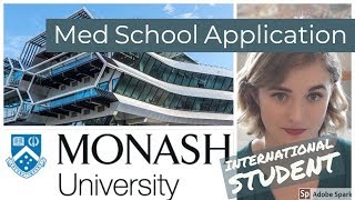 Monash Medical School - Canadian Application Experience