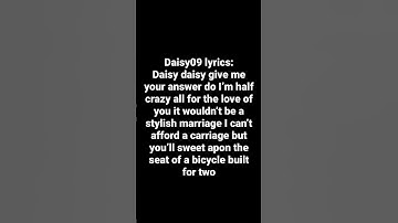 Thumbnail of Daisy09 song lyrics