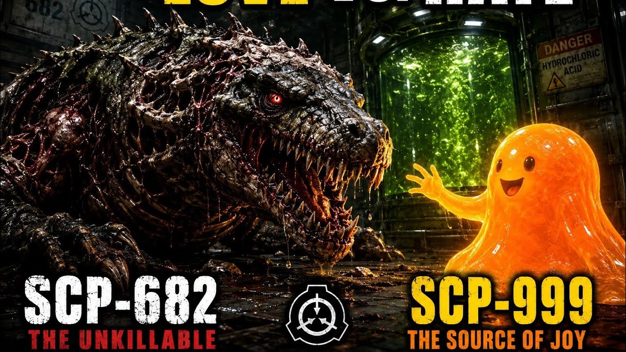 Unkillable Scp Can LOVE Stop the Unkillable Lizard? SCP-682 vs. SCP-999 - YouTube