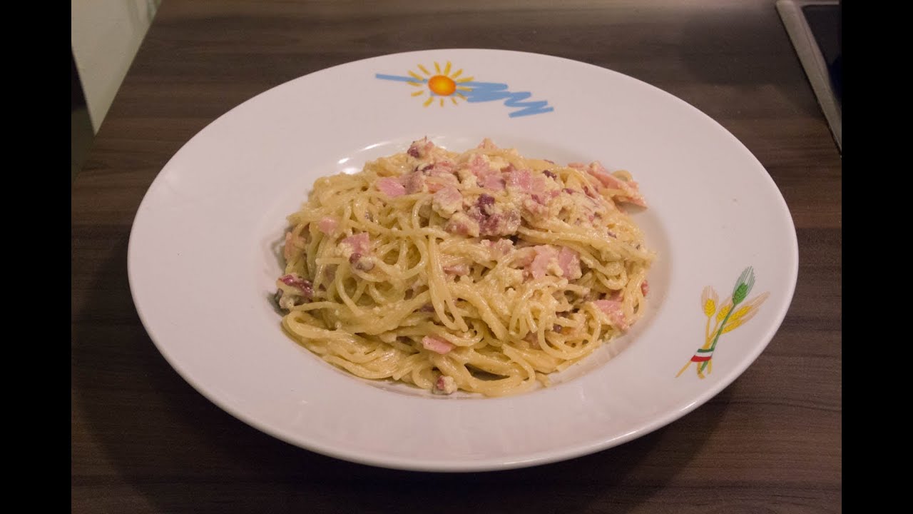 Spaghetti Carbonara selbst gemacht - einfach, schnell und lecker ...