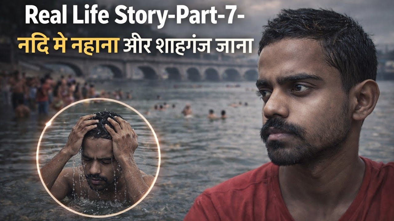 Real Life Story-Part-7-नदि मे नहाना और शाहगंज जाना