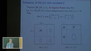 Combinatorial methods for PIT (and ranks of matrix spaces) - Roy Meshulam