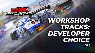 CarX Drift Racing Online: Developer choice of Custom Maps (EP.1)
#carxtechnologies #carxdriftracingonline
CarX Drift Racing Online: Developer choice of Custom Maps (EP.1)
We are happy to present the first episode of a new video series about CarX Drift Racing Custom Tracks, under the common title “Developer Choice.” Once a month (or so), we’ll share a new selection of the most interesting and exciting custom tracks from the Workshop, in order to celebrate these amazing creations.
Huge thanks to the map creators!
We can’t express how much we appreciate your passion and love for our game.
We truly have the most creative and amazing community of players!
This video contains user-generated content (UGC). Users are responsible for ensuring their UGC complies with applicable laws. All trademarks are the property of their respective owners; no sponsorship or endorsement by third parties is implied.
Stay tuned for the news!
Facebook: https://www.facebook.com/carx2/
Instagram: https://www.instagram.com/carx_tech/
Twitter: https://twitter.com/carx_technology
CarX Store: https://carx-store.com
CarX Drift Racing Online is available on Steam:
https://store.steampowered.com/app/635260/CarX_Drift_Racing_Online/
Wishlist CarX Drift Racing Online 2 now on Steam! https://store.steampowered.com/app/1826420/CarX_Drift_Racing_Online_2/ CarX Drift Racing Online: Developer choice of Custom Maps (EP.1)
