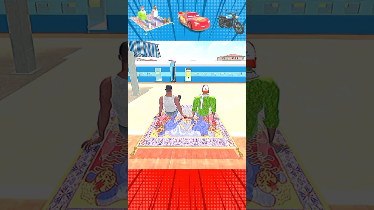 🔥Jack and franklin carpet🤯 train enter challenge😱 in indian theft auto🤑