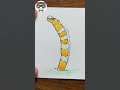 Easy! How to Draw Splendid Garden Eel and a Spotted Garden Eel